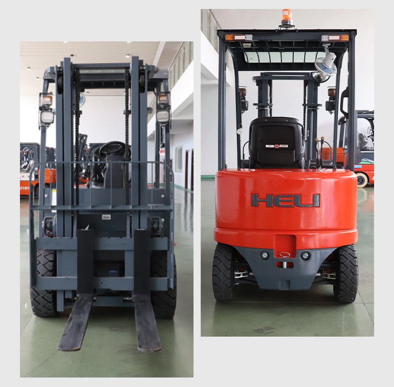 1 Ton 1.5 Ton Hydraulic Loading and Unloading Forklift Manufacturer Heli Electric Forklift 2 Ton Small Automatic Electric Forklift