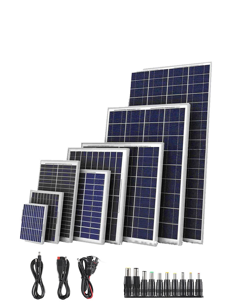 Monocrystalline Silicon Solar Panels, Plate Photovoltaic Power Generation components, clips, Household Traffic Street Lights, Solar Panels 10W-300W, etc.