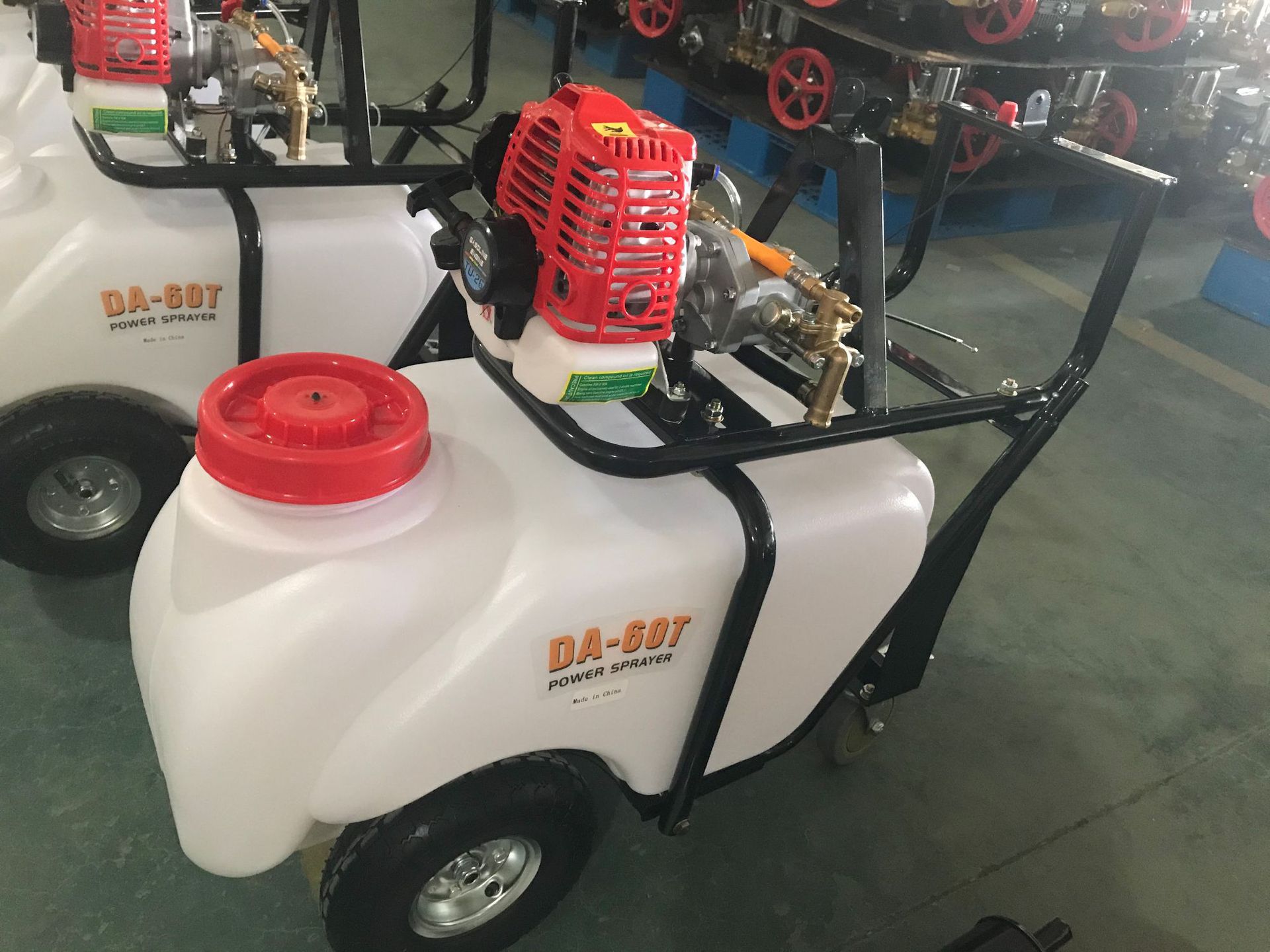 50L Cart-type Gasoline Engine Electric Sprayer Two-stroke Four-stroke High-pressure Orchard Spraying and Disinfection Machine